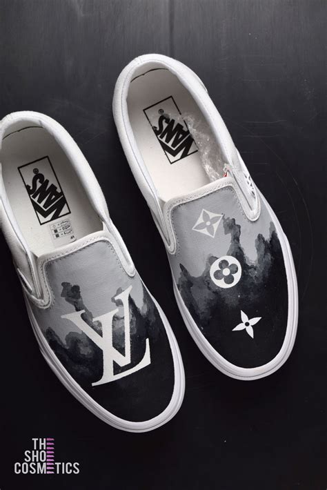 custom vans louis vuitton